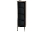 Duravit XViu Halbhochschrank XV1365RB189 40x24x133cm, Glastür, champagner matt, Tür rechts, flannel grey hochglanz