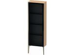Duravit XViu Halbhochschrank XV1366RB112 50x24x133cm, Glastür, champagner matt, Tür rechts, eiche gebürstet