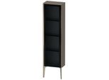 Duravit XViu Halbhochschrank XV1365RB190 40x24x133cm, Glastür, champagner matt, Tür rechts, flannel grey seidenmatt
