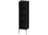 Duravit XViu Halbhochschrank XV1367RB116 40x36x133cm, Glastür, champagner matt, Tür rechts, Eiche schwarz