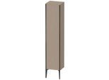 Duravit XViu Hochschrank XV1335LB275 40x36x177cm, schwarz matt, Tür links, leinen