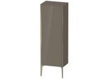 Duravit XViu Halbhochschrank XV1326RB189 50x36x133cm, champagner matt, Tür rechts, flannel grey hochglanz