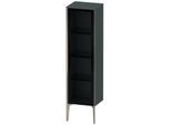 Duravit XViu Halbhochschrank XV1367RB138 40x36x133cm, Glastür, champagner matt, Tür rechts, dolomiti grey hochglanz