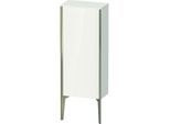 Duravit XViu Halbhochschrank XV1305RB280 40x24x89cm, schwarz matt, Tür rechts, graphit supermatt