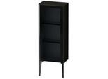 Duravit XViu Halbhochschrank XV1360RB216 40x24x89cm, Glastür, schwarz matt, Tür rechts, Eiche schwarz