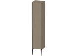 Duravit XViu Hochschrank XV1335RB235 40x36x177cm, schwarz matt, Tür rechts, Eiche terra