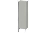Duravit XViu Hochschrank XV1336LB207 50x36x177cm, schwarz matt, Tür links, betongrau matt