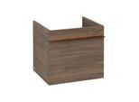Villeroy und Boch Venticello Waschtisch-Unterschrank A93105VH 46,6 x 42 x 42,6 cm, Griff Copper, arizona oak