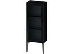 Duravit XViu Halbhochschrank XV1360LB240 40x24x89cm, Glastür, schwarz matt, Tür links, schwarz hochglanz