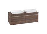 Villeroy und Boch Venticello Waschtisch-Unterschrank A94901VH 125,7 x 43,6 x 50,2 cm, Griff Chrom, arizona oak