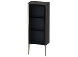Duravit XViu Halbhochschrank XV1360LB180 40x24x89cm, Glastür, champagner matt, Tür links, graphit supermatt