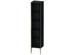 Duravit XViu Hochschrank XV1375RB116 40x36x177cm, Glastür, champagner matt, Tür rechts, Eiche schwarz