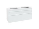 Villeroy und Boch Venticello Waschtisch-Unterschrank A94402RE 125,7 x 60,6 x 50,2 cm, Griff White, Glass Glossy White