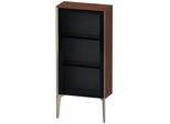 Duravit XViu Halbhochschrank XV1361RB113 50x24x89cm, Glastür, champagner matt, Tür rechts, amerikanischer nussbaum