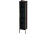 Duravit XViu Hochschrank XV1375RB169 40x36x177cm, Glastür, champagner matt, Tür rechts, nussbaum gebürstet