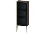 Duravit XViu Halbhochschrank XV1360RB172 40x24x89cm, Glastür, champagner matt, Tür rechts, eiche dunkel gebürstet