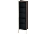 Duravit XViu Hochschrank XV1376LB172 50x36x177cm, Glastür, champagner matt, Tür links, eiche dunkel gebürstet