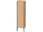 Duravit XViu Hochschrank XV1336LB212 50x36x177cm, schwarz matt, Tür links, eiche gebürstet