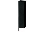 Duravit XViu Hochschrank XV1335LB216 40x36x177cm, schwarz matt, Tür links, Eiche schwarz