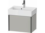 Duravit XViu Waschtisch-Unterschrank XV42160B207 58,4x38,4x39,7cm, 1 Auszug, schwarz matt, betongrau matt