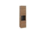 Villeroy und Boch Venticello Hochschrank A95205RH 40,4x154,6x37,2cm, links, Griff Copper, Kansas Oak