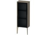 Duravit XViu Halbhochschrank XV1360LB190 40x24x89cm, Glastür, champagner matt, Tür links, flannel grey seidenmatt