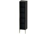 Duravit XViu Hochschrank XV1375RB180 40x36x177cm, Glastür, champagner matt, Tür rechts, graphit supermatt