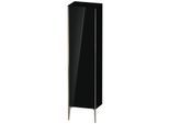 Duravit XViu Hochschrank XV1336RB140 50x36x177cm, champagner matt, Tür rechts, schwarz hochglanz