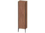 Duravit XViu Hochschrank XV1336RB279 50x36x177cm, schwarz matt, Tür rechts, nussbaum natur