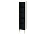 Duravit XViu Hochschrank XV1375LB118 40x36x177cm, Glastür, champagner matt, Tür links, weiß matt