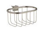 hansgrohe Seifenkorb Axor Montreux 42066820 brushed nickel, für Unica Wandstangen