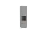 Villeroy und Boch Venticello Hochschrank A95215RA 40,4 x 154,6 x 37,2 cm, rechts, Griff Copper, Glass Glossy Grey
