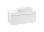 Villeroy und Boch Venticello Waschtisch-Unterschrank A94802MS 95,7 x 43,6 x 50,2 cm, Waschtisch rechts, Griff White, White Matt