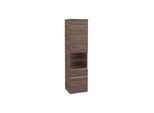 Villeroy und Boch Venticello Hochschrank A95211VH 40,4 x 154,6 x 37,2 cm, rechts, Griff Chrom, arizona oak