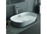Ideal Standard Ipalyss Aufsatzschale E139701 60 x 38 x 14,5 cm, mit Überlauf, ohne Hahnloch, weiß
