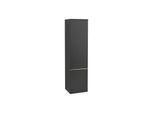 Villeroy und Boch Venticello Hochschrank A95115PD 40,4 x 154,6 x 37,2 cm, rechts, Griff Copper, Black Matt Lacquer