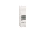 Villeroy und Boch Venticello Hochschrank A95201E8 40,4 x 154,6 x 37,2 cm, links, Griff Chrom, White Wood