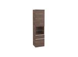 Villeroy und Boch Venticello Hochschrank A95212VH 40,4 x 154,6 x 37,2 cm, rechts, Griff White, arizona oak