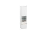 Villeroy und Boch Venticello Hochschrank A95215MS 40,4 x 154,6 x 37,2 cm, rechts, Griff Copper, White Matt