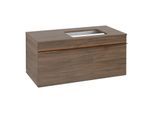 Villeroy und Boch Venticello Waschtisch-Unterschrank A94805VH 95,7 x 43,6 x 50,2 cm, Waschtisch rechts, Griff Copper, arizona oak
