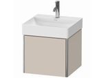Duravit XSquare Waschtisch-Unterschrank XS405909191 48,4x39,7x46cm, 1 Auszug, Taupe