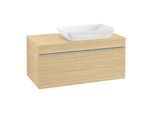 Villeroy und Boch Venticello Waschtisch-Unterschrank A94801VJ 95,7 x 43,6 x 50,2 cm, Waschtisch rechts, Griff Chrom, nordic oak
