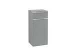 Villeroy und Boch Venticello Seitenschrank A95002RA 40,4 x 86,6 x 37,2 cm, links, Griff White, Glass Glossy Grey