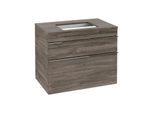 Villeroy und Boch Venticello Waschtisch-Unterschrank A94001RK 75,7x60,6x50,2cm, Griff Chrom, Stone Oak
