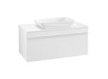 Villeroy und Boch Venticello Waschtisch-Unterschrank A94602MS 95,7 x 43,6 x 50,2 cm, Waschtisch mittig, Griff White, White Matt