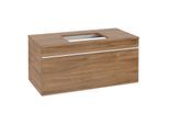 Villeroy und Boch Venticello Waschtisch-Unterschrank A94602RH 95,7x43,6x50,2cm, Waschtisch mittig, Griff White, Kansas Oak