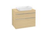 Villeroy und Boch Venticello Waschtisch-Unterschrank A94001VJ 75,7 x 60,6 x 50,2 cm, Griff Chrom, nordic oak