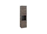 Villeroy und Boch Venticello Hochschrank A95205RK 40,4x154,6x37,2cm, links, Griff Copper, Stone Oak