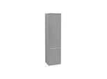 Villeroy und Boch Venticello Hochschrank A95102RA 40,4 x 154,6 x 37,2 cm, links, Griff White, Glass Glossy Grey