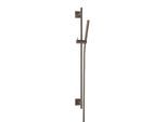 Herzbach Design iX PVD Dusch-Wandstangenset 21.922700.2.40 Black Steel, 900mm, mit Stabhandbrause